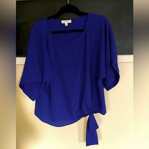 She & Sky Cobalt Blue Top Size Medium